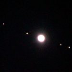 Jupiter and Four Moons